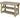 Indoor/outdoor workbench, pressure treated bench with double shelf
