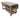 Wooden MDF Top Workbench With Extendable Working Surface with Double Shelf and Wheels