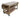 Wooden MDF Top Workbench With Extendable Working Surface with Double Shelf and Wheels