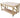 Wooden MDF Top Workbench With Extendable Working Surface and Wheels