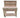 Wooden MDF  workbench, tool cabinet with drawer (V.1) with back and wheels