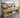 Wooden Eucalyptus hardwood workbench, tool cabinet with drawer (V.1)