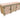 Eucalyptus top workbench with drawers and double lockable cupboard (V.8) with double shelf