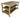 Wooden Workbench MDF Top Depth-3ft With Wheels and Double Shelf