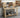 Wooden MDF top workbench with cupboard back panel and base shelf