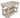 Wooden Workbench Superior Strength 18mm Plywood Top With Double Shelf