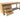 Wooden Eucalyptus top tool cabinet workbench with storage shelf (V.7)