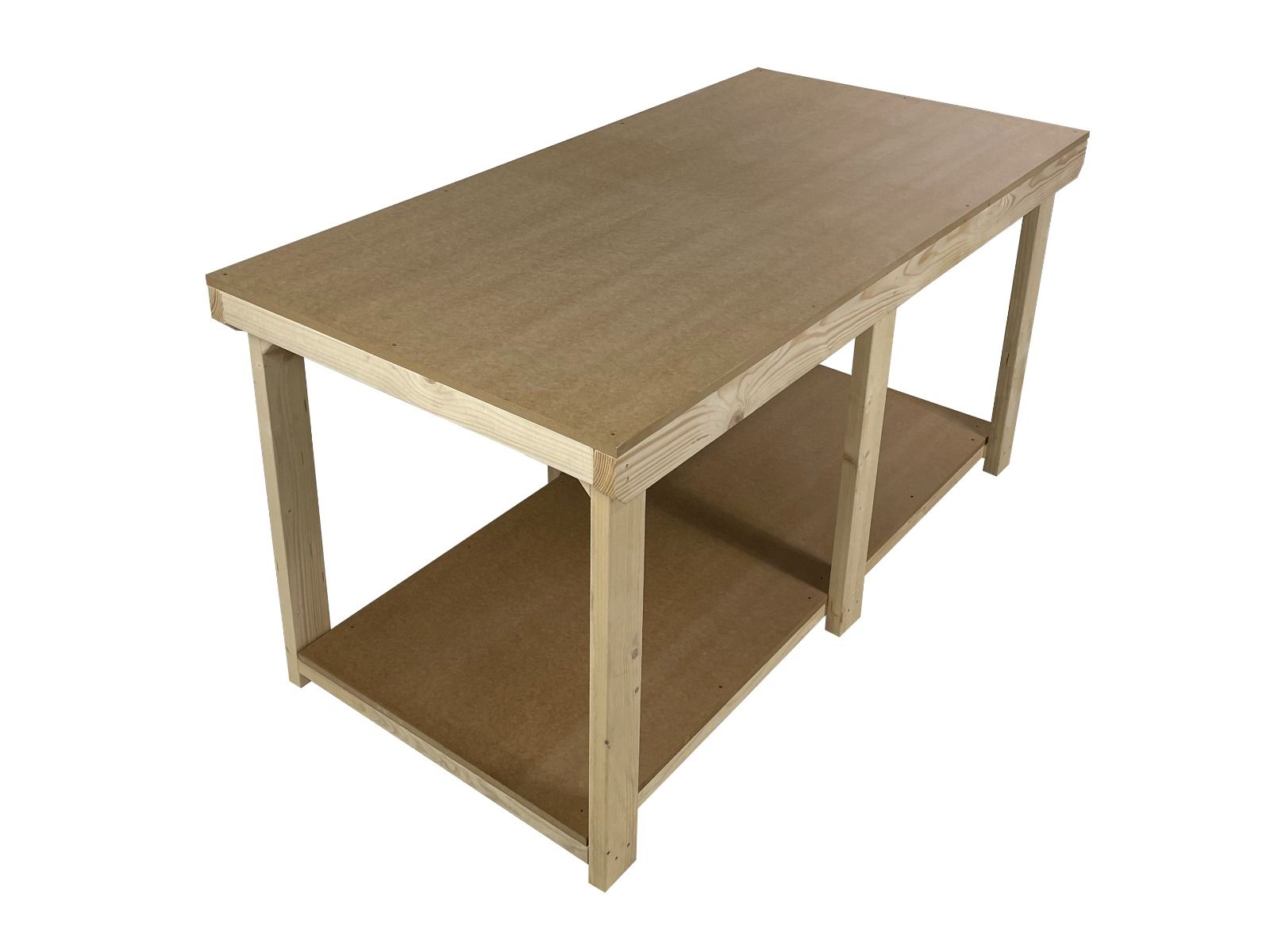 Mdf Depths Wooden Workbench MDF Top Depth-3ft – Workbench Direct