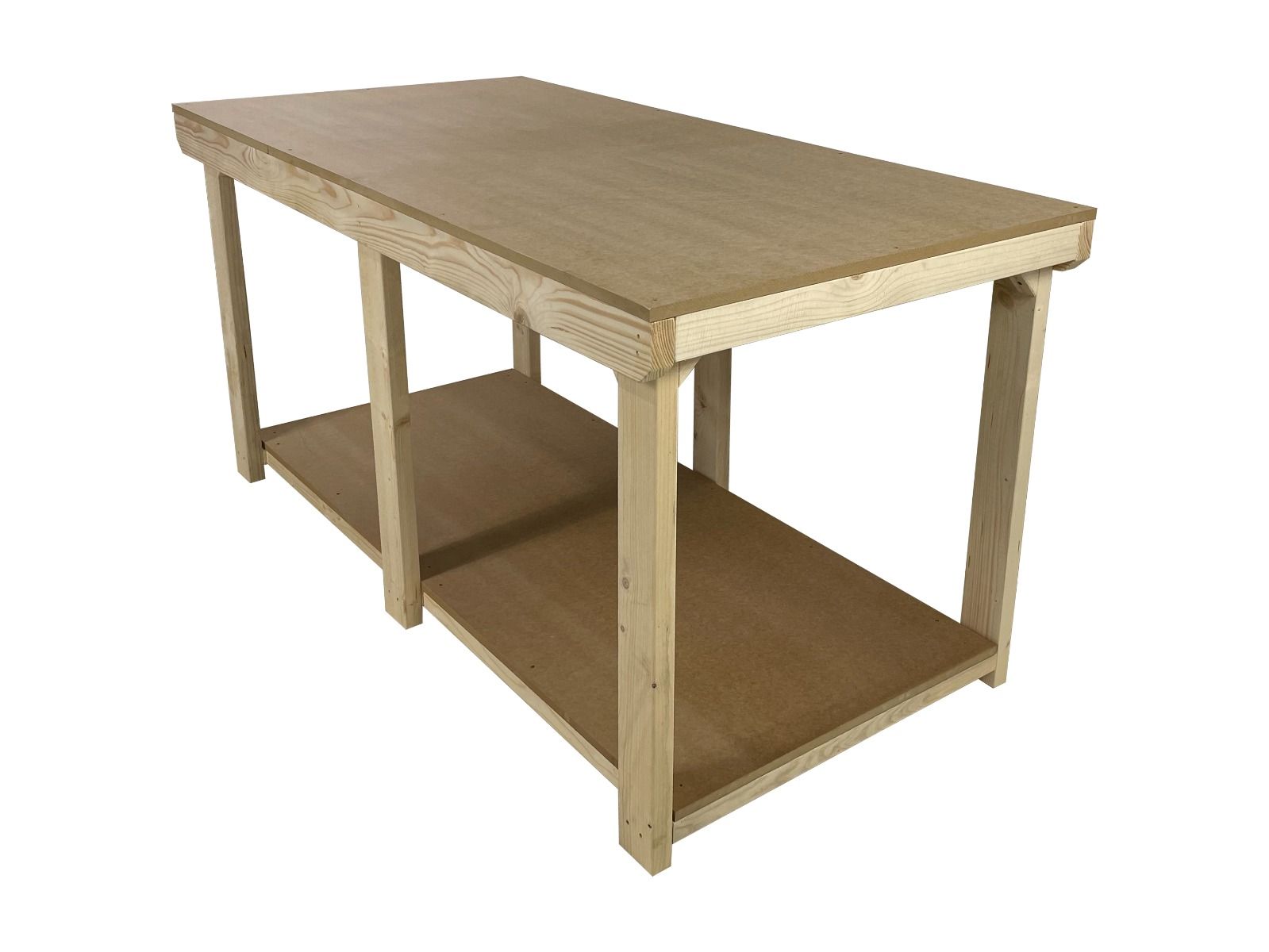Mdf Depths Wooden Workbench MDF Top Depth-3ft – Workbench Direct