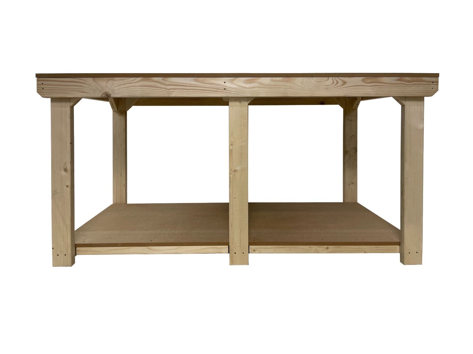Mdf Depths Wooden Workbench MDF Top Depth-3ft – Workbench Direct