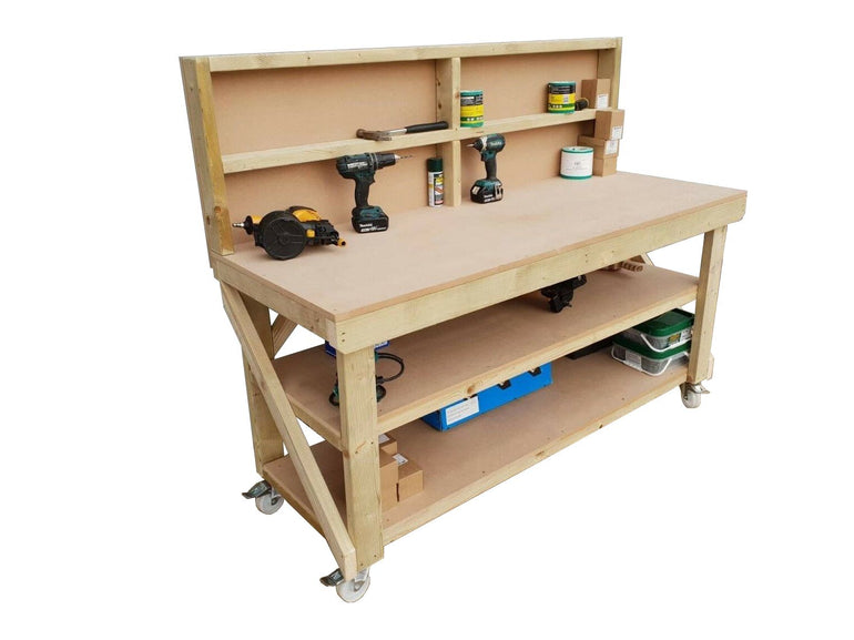 Wooden MDF Top Workbench – Workbench Direct