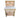 Wooden Eucalyptus hardwood top storage workbench with lockable cupboard and drawers (V.4) with back